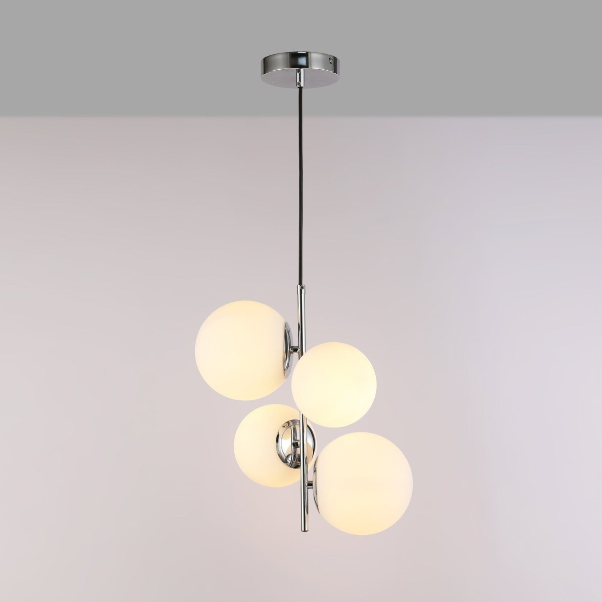 Lámpara colgante bola cristal "TANNA" - E27 - Ø 15cm - Barcelona Led-Decoración