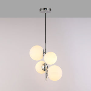 Lámpara colgante bola cristal "TANNA" - E27 - Ø 15cm (6)