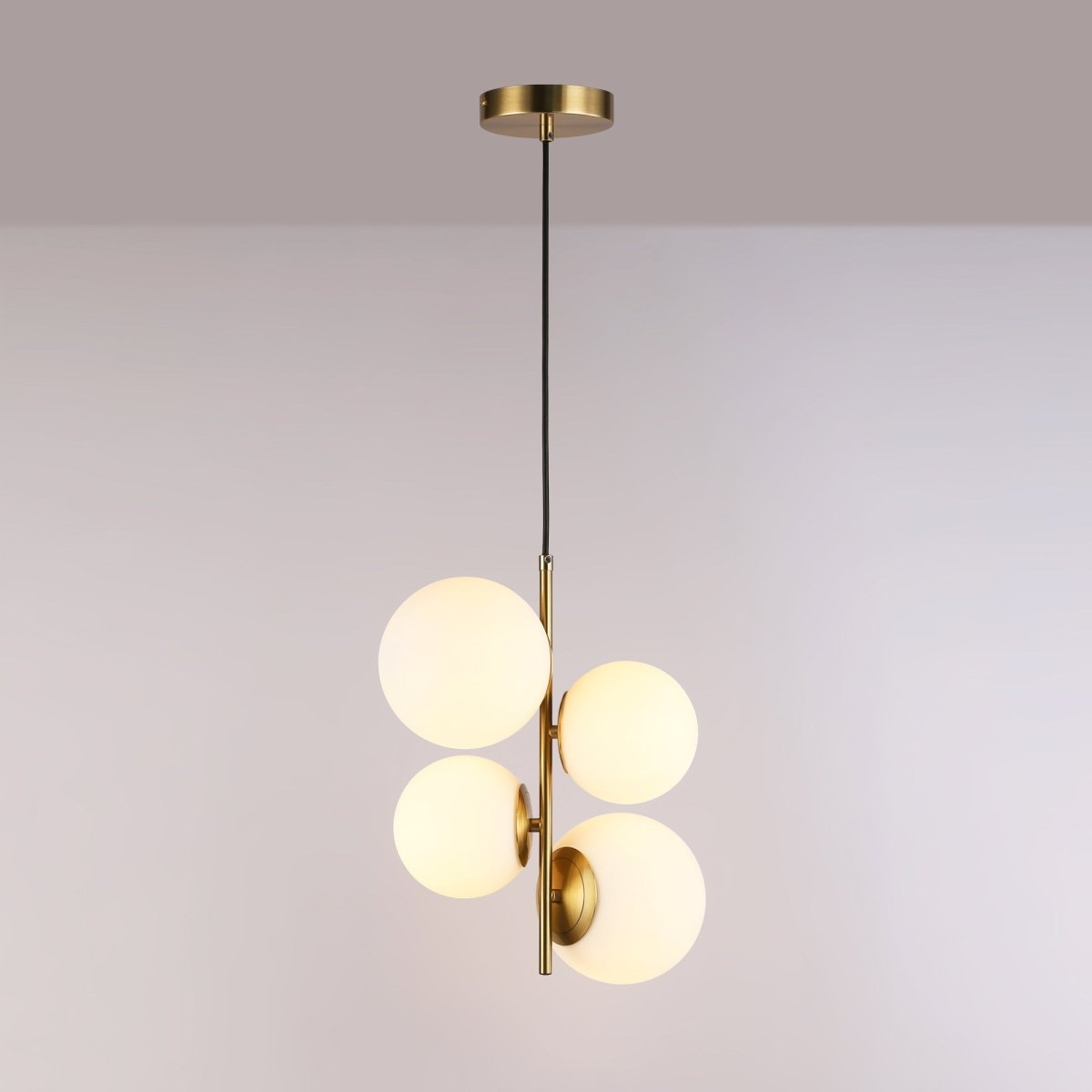 Lámpara colgante bola cristal "TANNA" - E27 - Ø 15cm - Barcelona Led-Decoración
