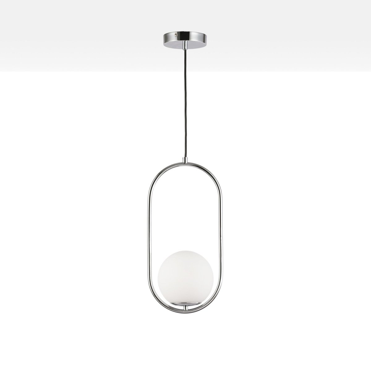 Lámpara colgante bola cristal "JOHN" - E27 - Ø 15cm (17)