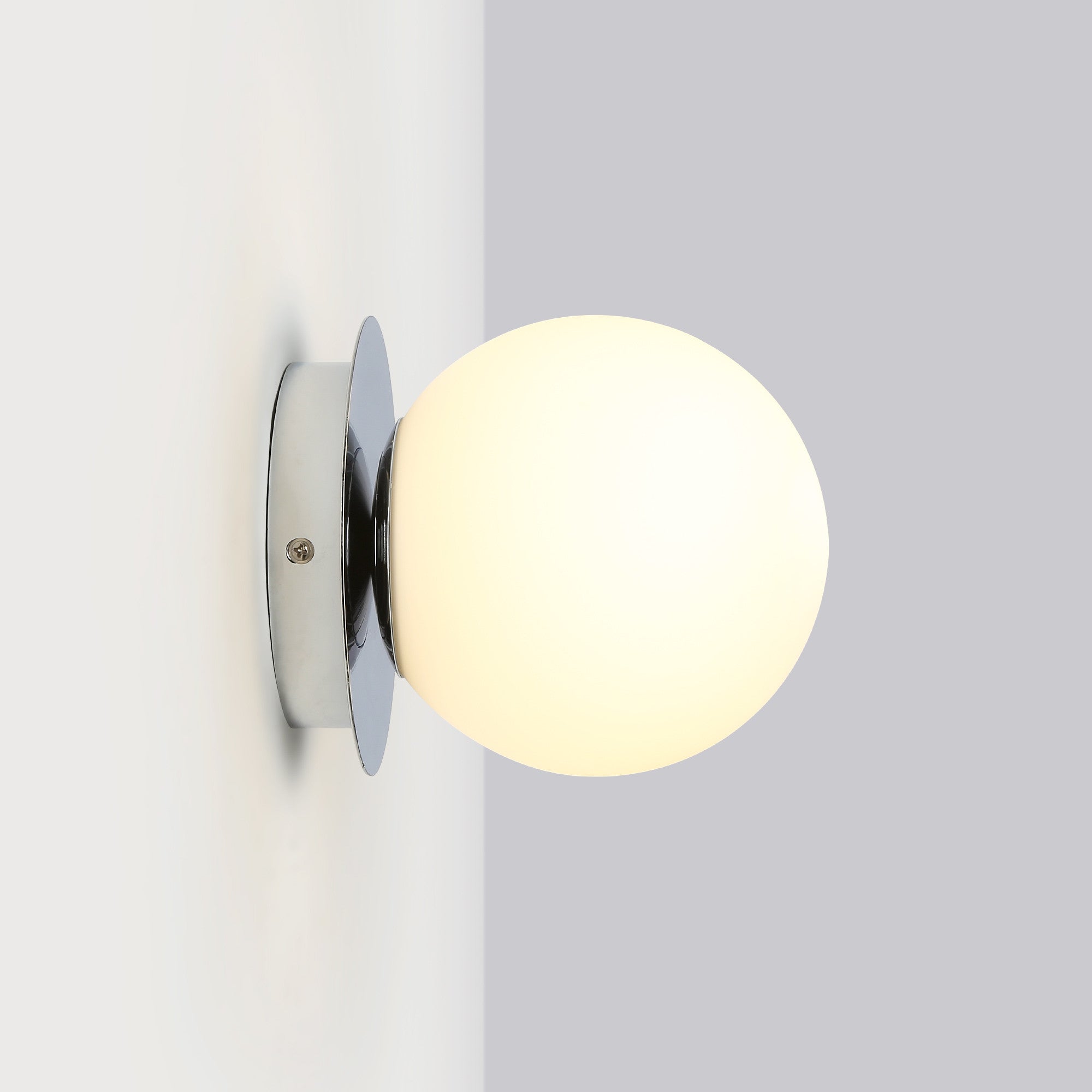 Aplique de pared bola cristal "ARCE" - E27 - Ø 15cm (22)