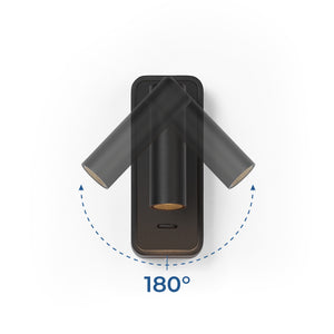Aplique de pared para lectura "RAAM" 3W - Orientable - Chip OSRAM (29)