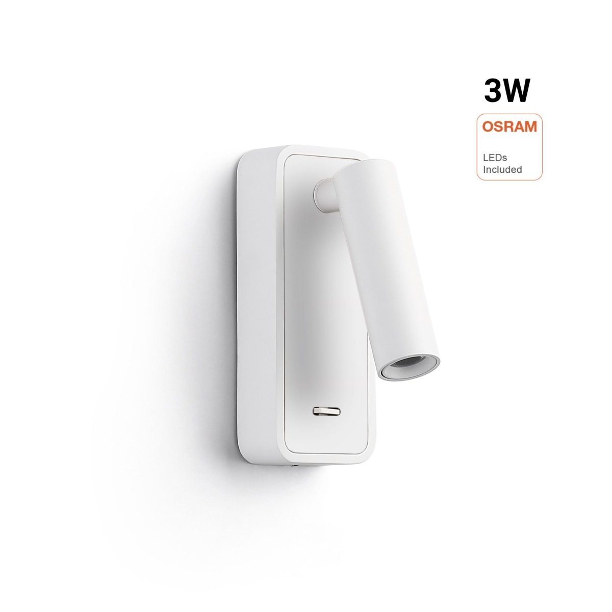 Aplique de pared para lectura "RAAM" 3W - Orientable - Chip OSRAM - Barcelona Led-Decoración