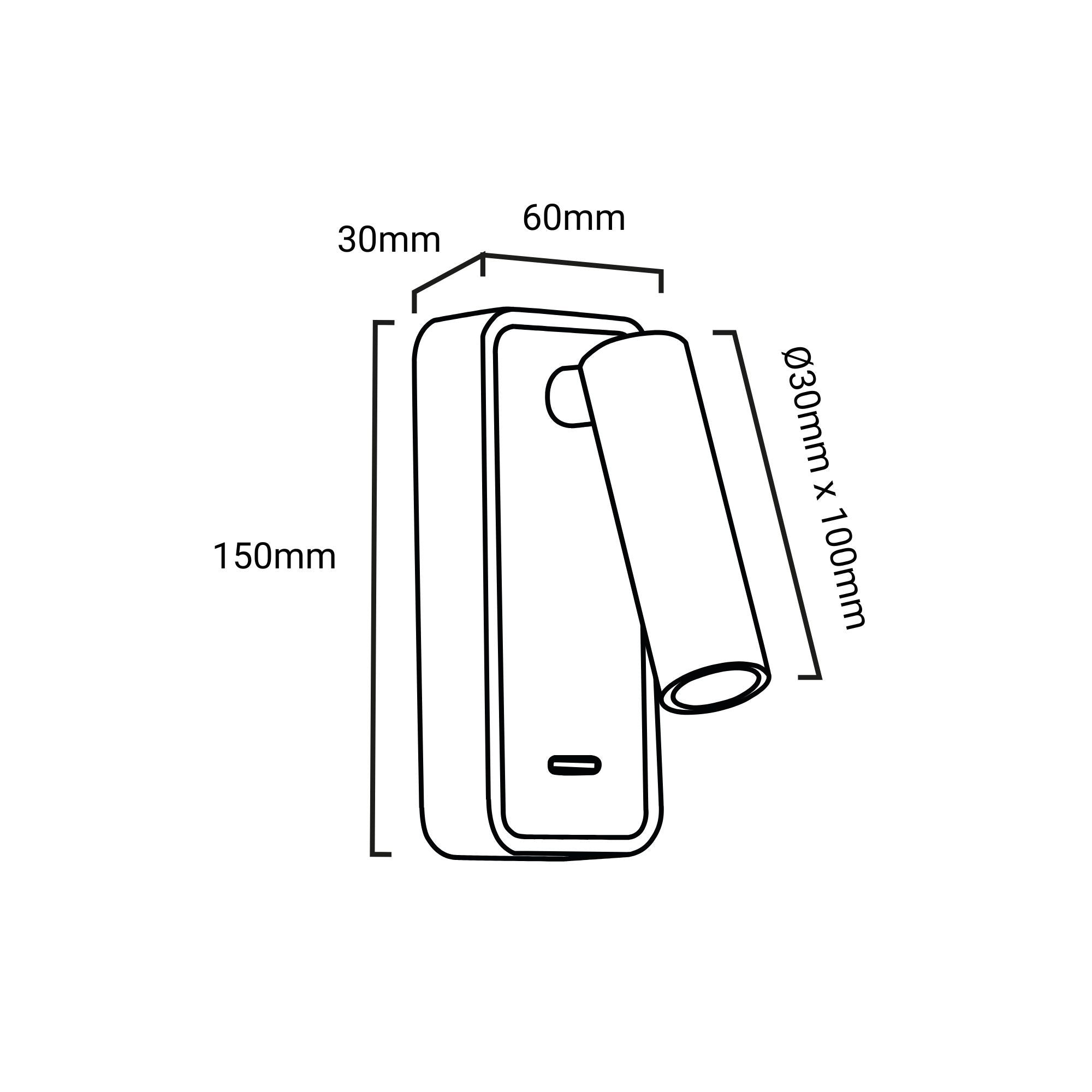 Aplique de pared para lectura "RAAM" 3W - Orientable - Chip OSRAM (31)