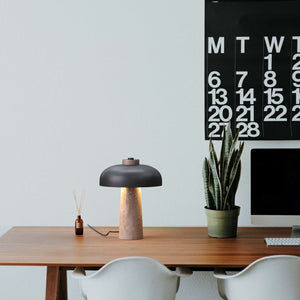 Lámpara de mesa diseño "CEP" - Base mármol - 2 x G9 (7)