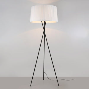 Lámpara de pie trípode "PRON" - Pantalla algodón -  E27 (5)