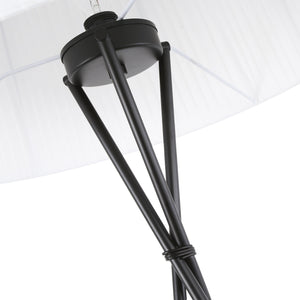 Lámpara de pie trípode "PRON" - Pantalla algodón -  E27 (9)