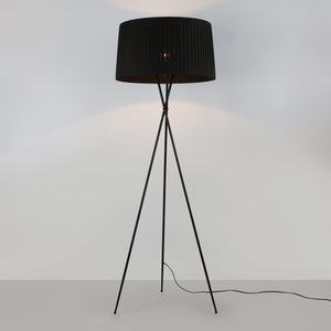 Lámpara de pie trípode "PRON" - Pantalla algodón -  E27 (11)