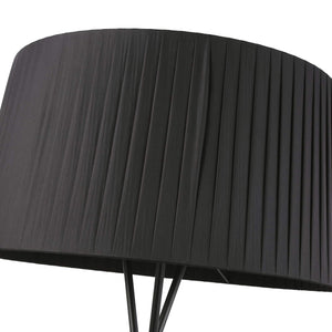 Lámpara de pie trípode "PRON" - Pantalla algodón -  E27 (14)