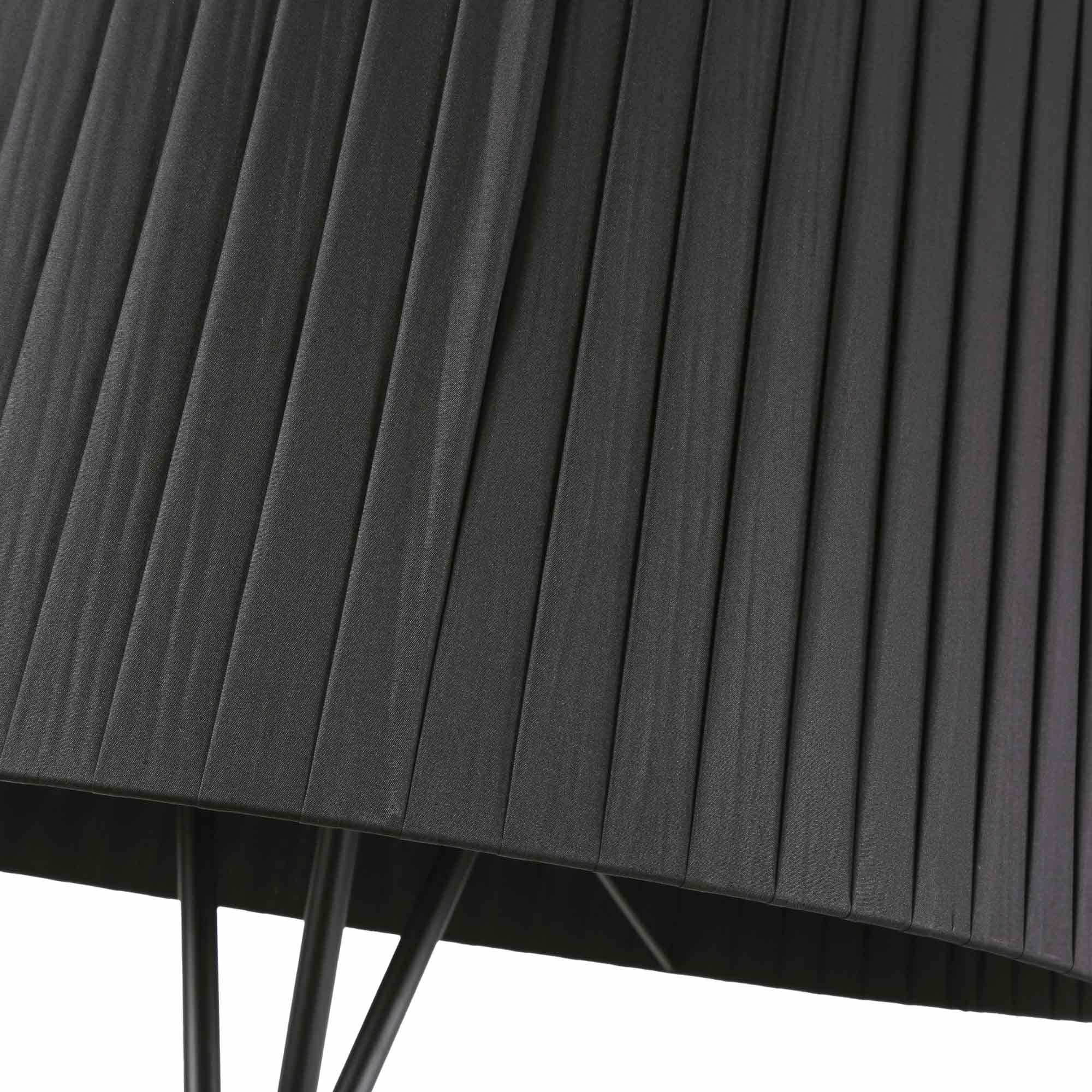 Lámpara de pie trípode "PRON" - Pantalla algodón -  E27 (15)