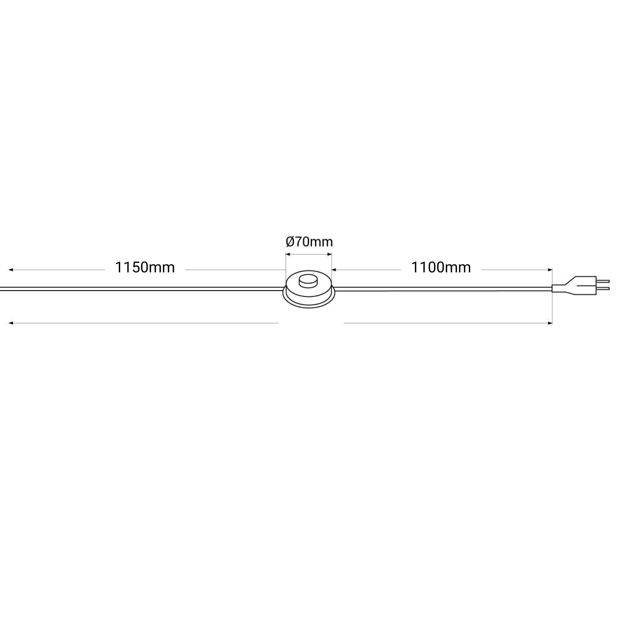 Lámpara de pie trípode "PRON" - Pantalla algodón -  E27 (42)