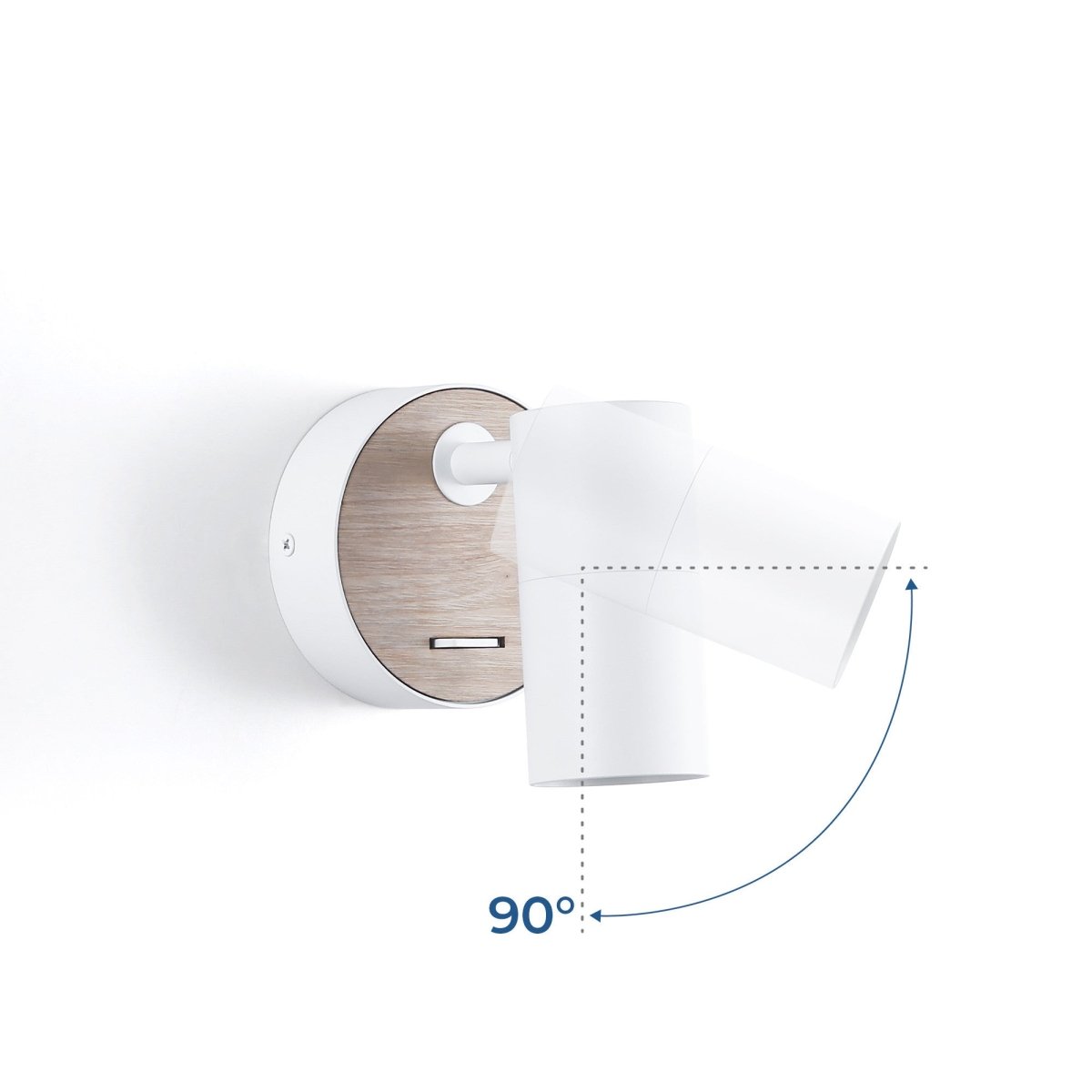 Aplique de pared interior "VILSA" - Orientable - GU10 - Barcelona Led-Decoración