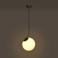 Crystal ball pendant light 