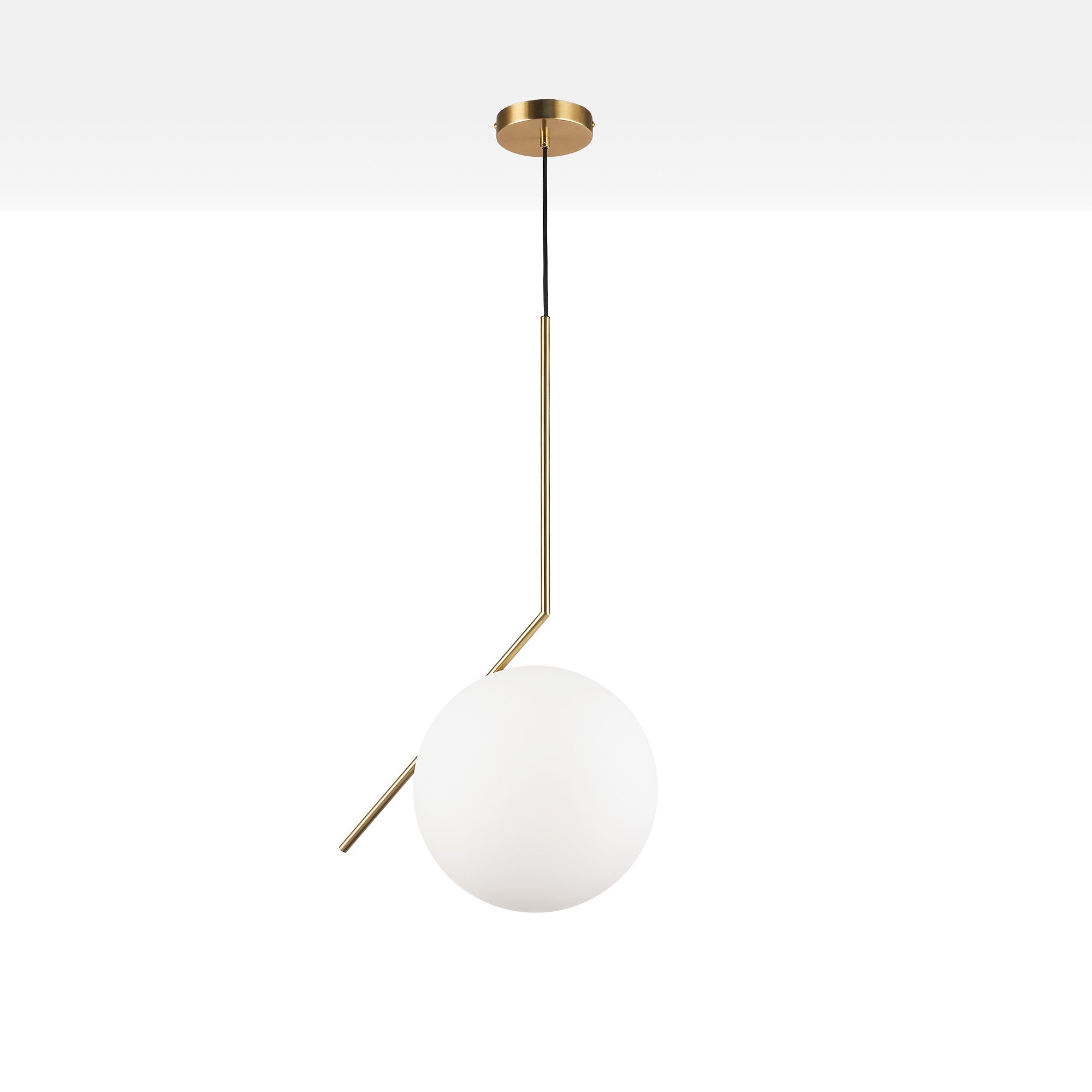 Lámpara colgante bola cristal "HERMI 280" - E27 - Ø 28cm (7)