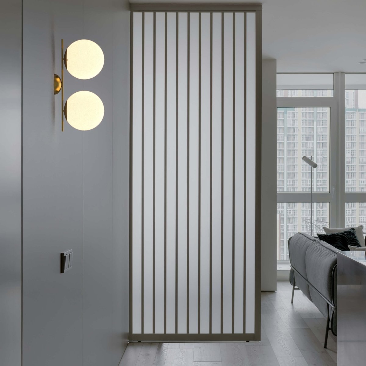 Aplique de pared doble bola cristal "VIC 220" - E27 - Ø 22cm - Barcelona Led-Decoración