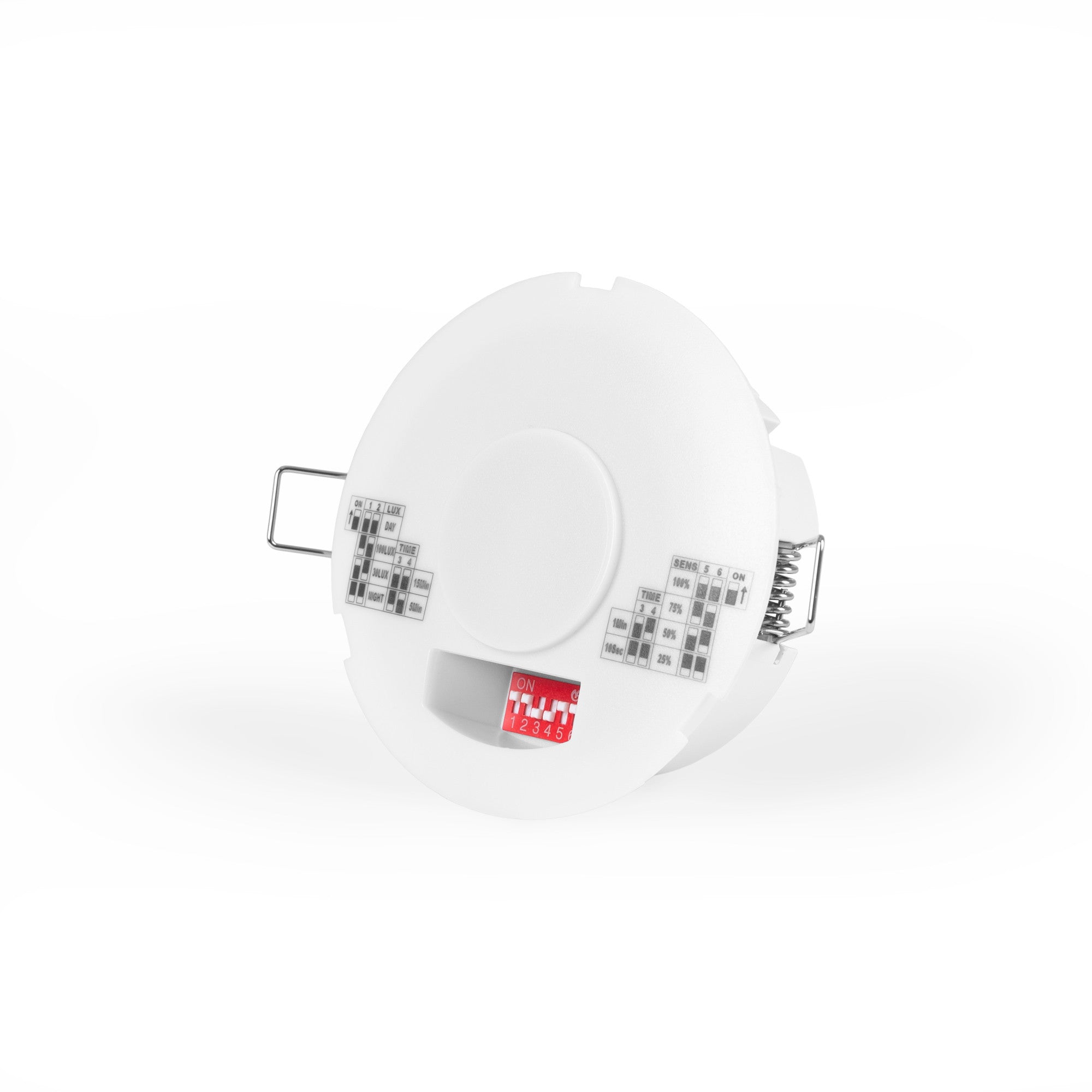 Sensor de movimiento por microondas 2 en 1 - Superficie/ empotrable - DIP Switch (7)