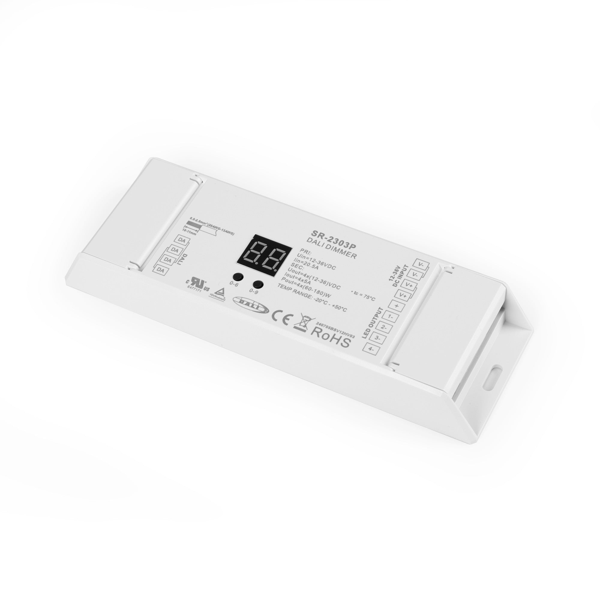 Dimmer DALI2 - MONO/RGB/RGBW - 12-36V - 4 CH x 5A (1)