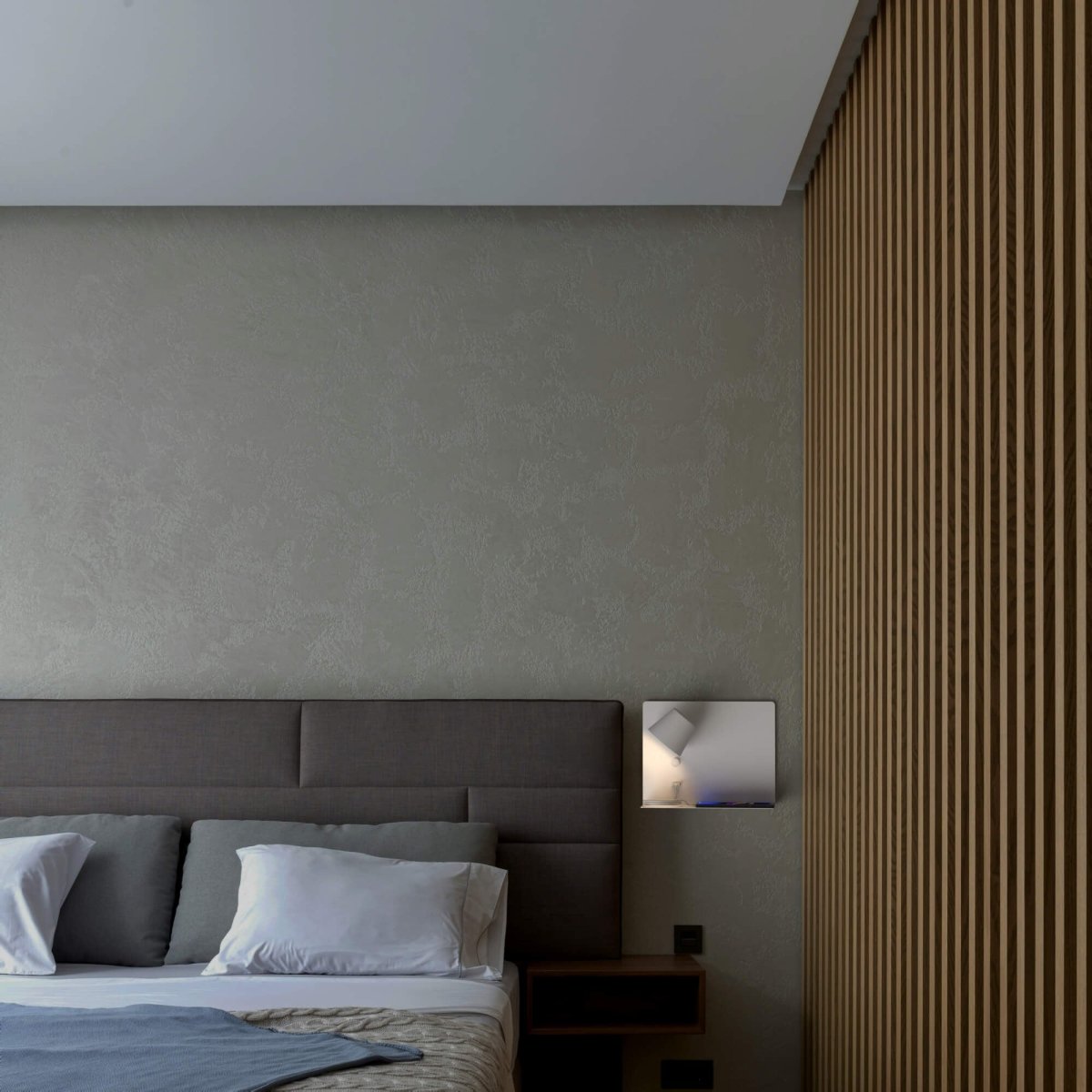 Aplique de pared para lectura con puerto USB "BASKOP" - 6W - Izquierda - Barcelona Led-Decoración