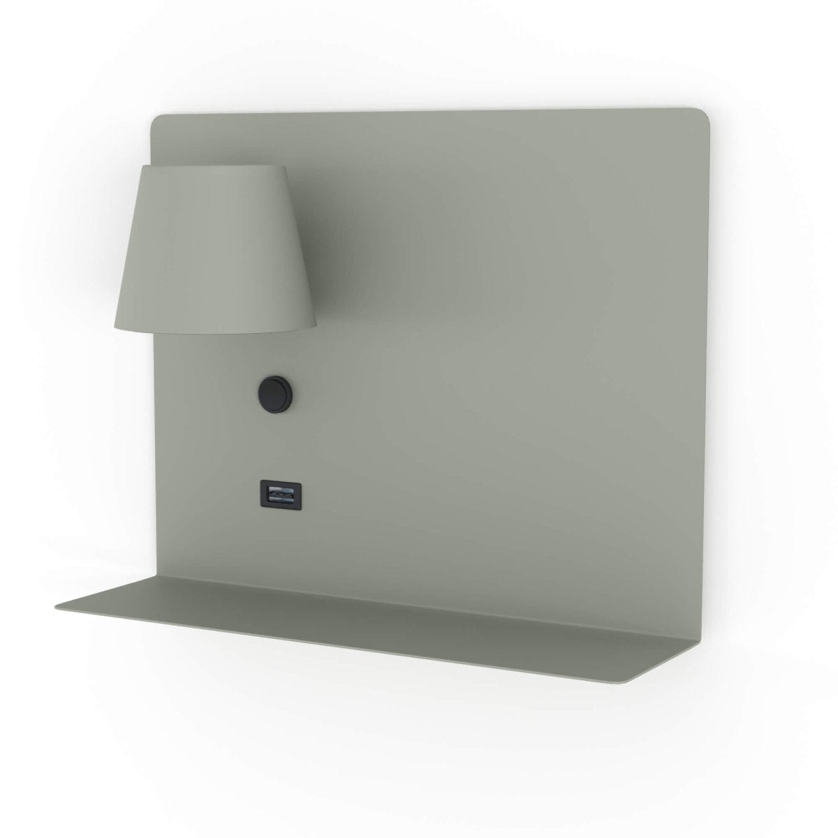 Aplique de pared para lectura con puerto USB "BASKOP" - 6W - Izquierda - Barcelona Led-Decoración