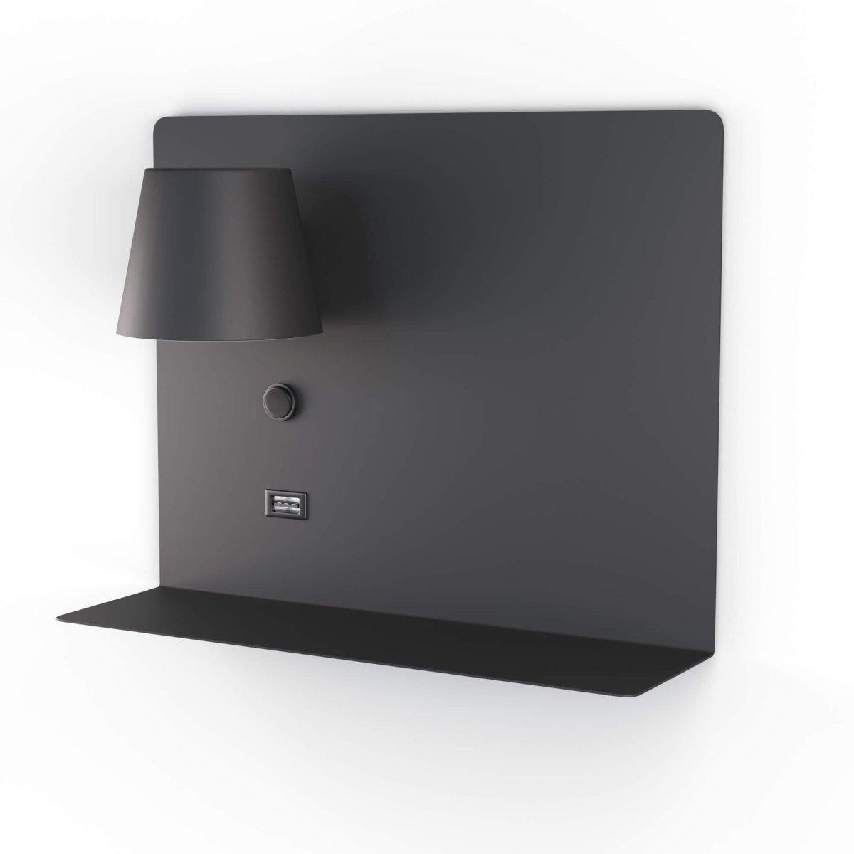 Aplique de pared para lectura con puerto USB "BASKOP" - 6W - Izquierda - Barcelona Led-Decoración