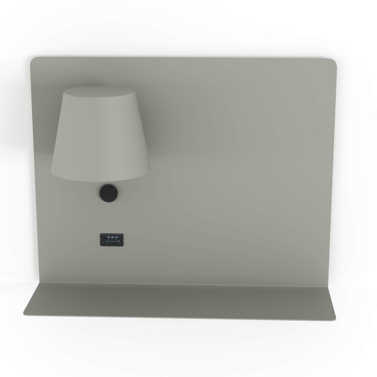 Aplique de pared para lectura con puerto USB "BASKOP" - 6W - Izquierda - Barcelona Led-Decoración