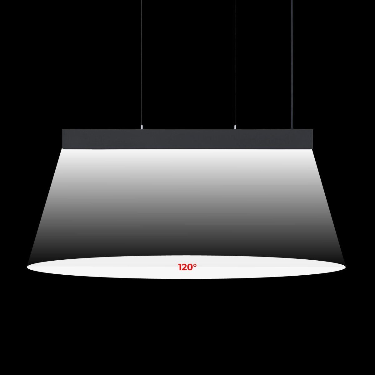 Luminaria lineal LED de suspensión / superficie 36W - Slim - 120cm - 2500lm (40)