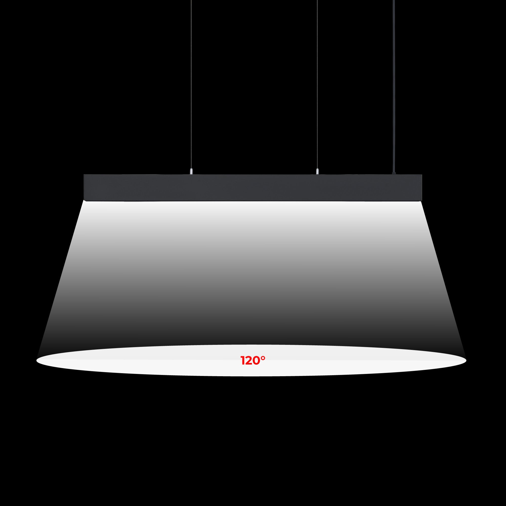 Luminaria lineal LED de suspensión / superficie 36W - Slim - 120cm - 2500lm (40)