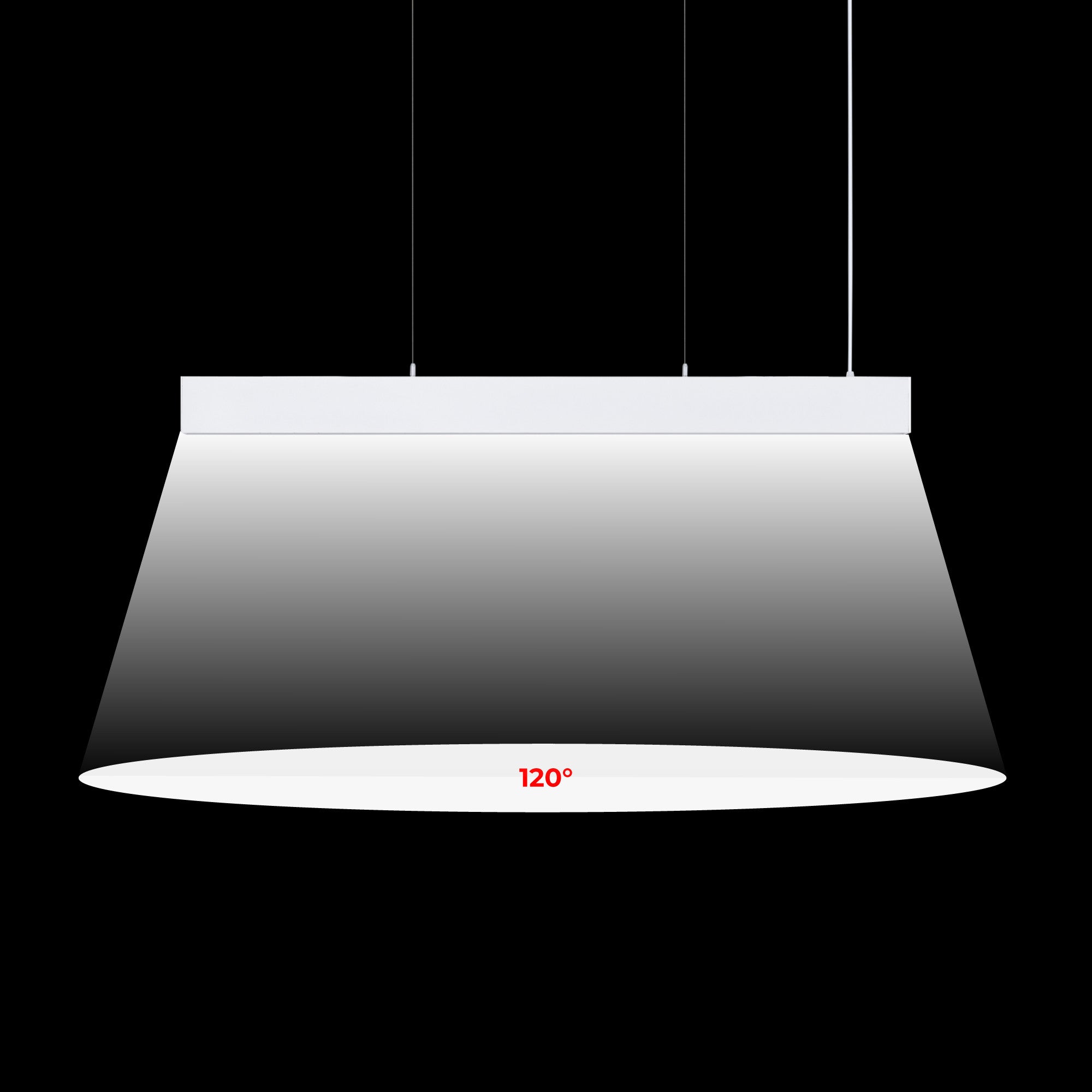 Luminaria lineal LED de suspensión / superficie 36W - Slim - 120cm - 2500lm (44)