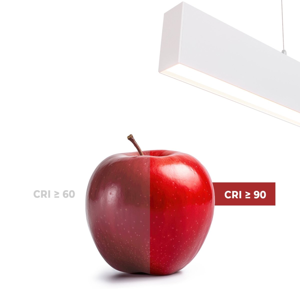 Luminaria lineal LED de suspensión / superficie 24W - Slim - 80cm - 1700lm (20)