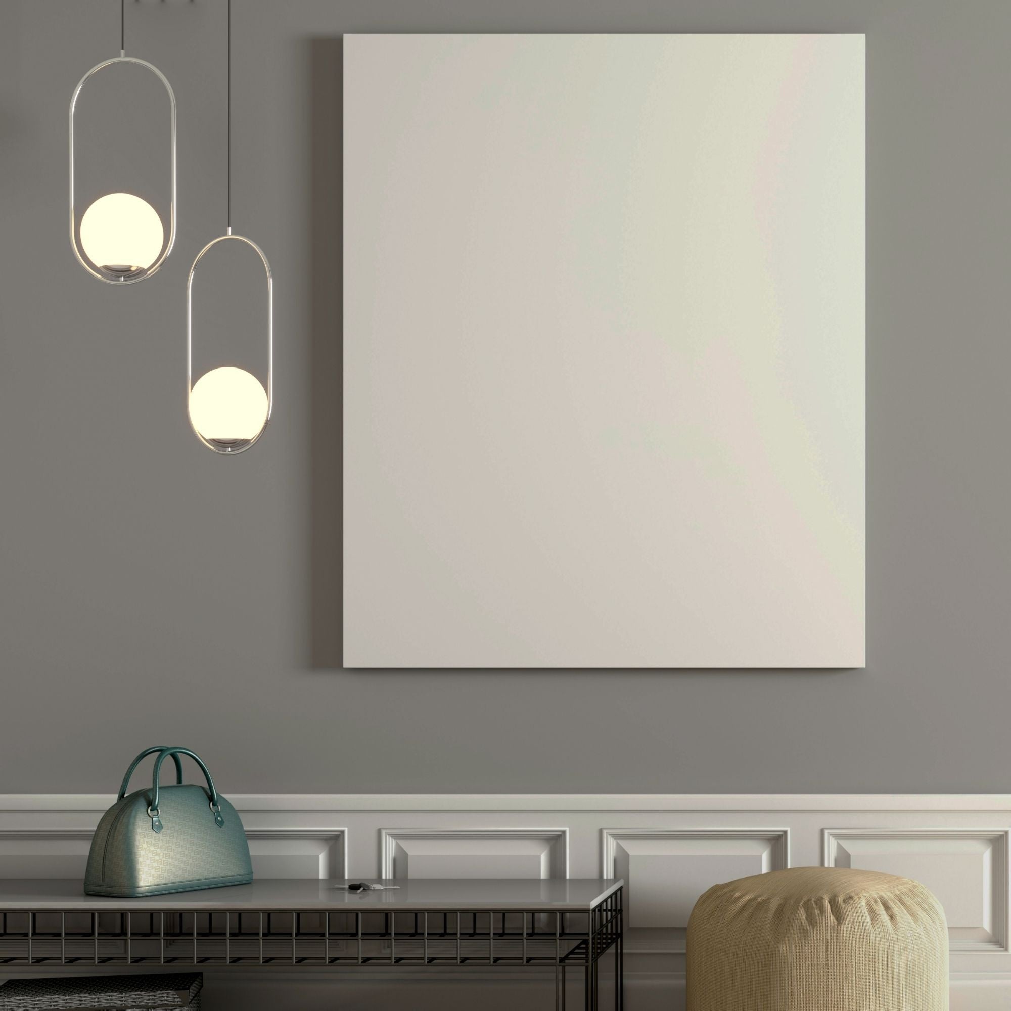 Lámpara colgante bola cristal "JOHN" - E27 - Ø 15cm (16)