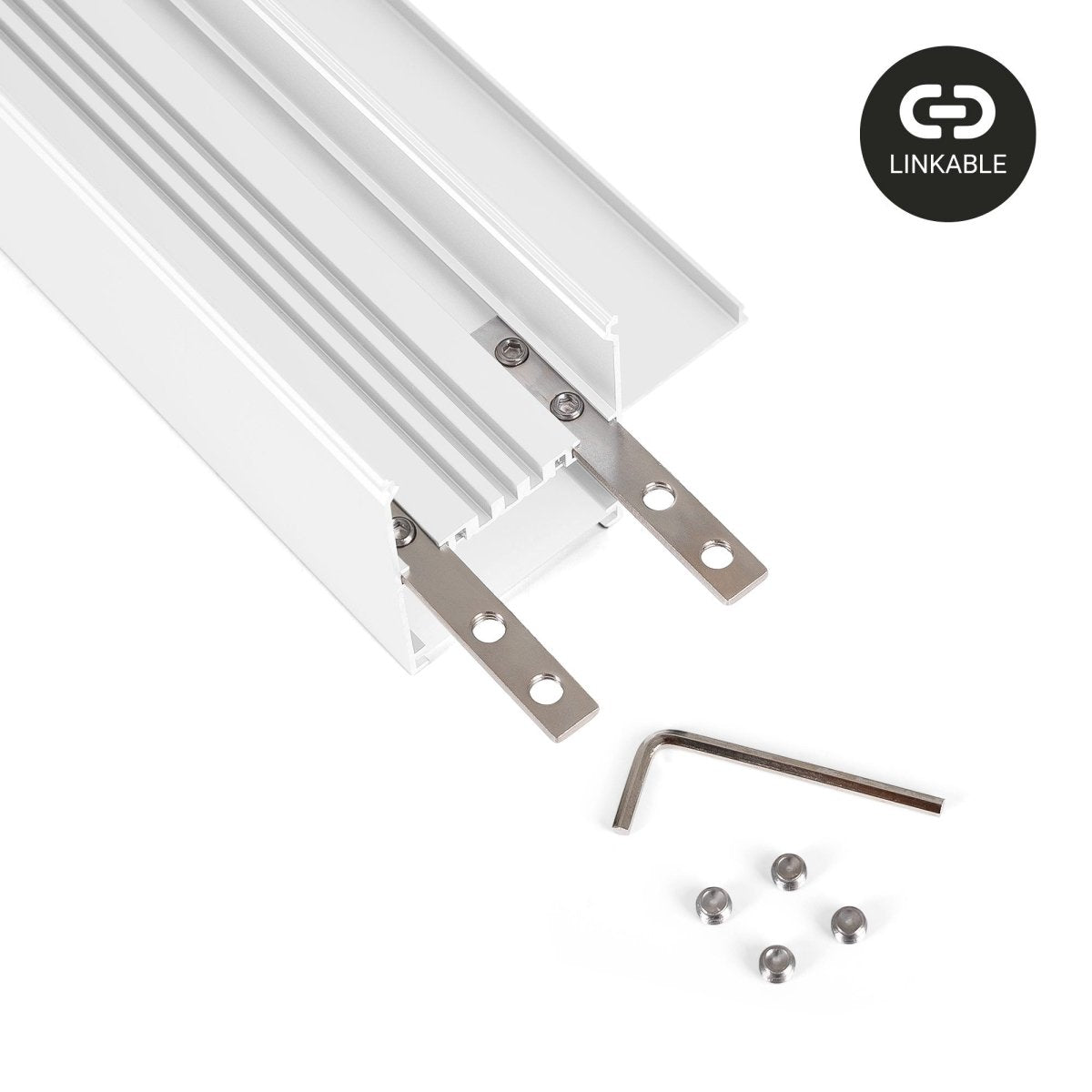 Luminaria lineal LED CCT - 60W - Suspensión / superficie - Potencia ajustable - 180cm (7)