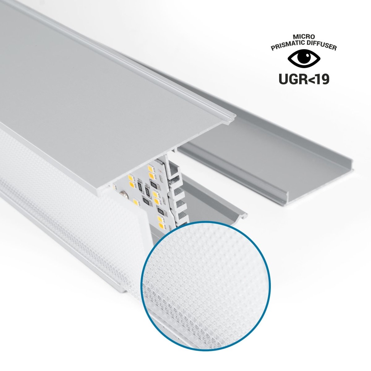 Luminaria lineal LED CCT - 40W - Suspensión / superficie - Potencia ajustable - 120cm (62)