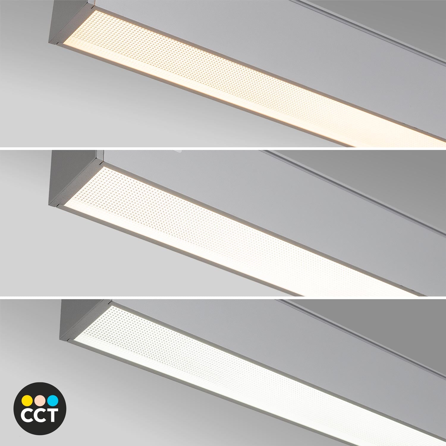 Luminaria lineal LED CCT - 40W - Suspensión / superficie - Potencia ajustable - 120cm (65)