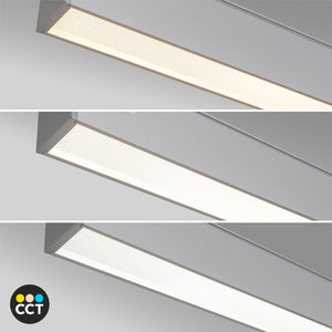 Luminaria lineal LED CCT - 40W - Suspensión / superficie - Potencia ajustable - 120cm (65)