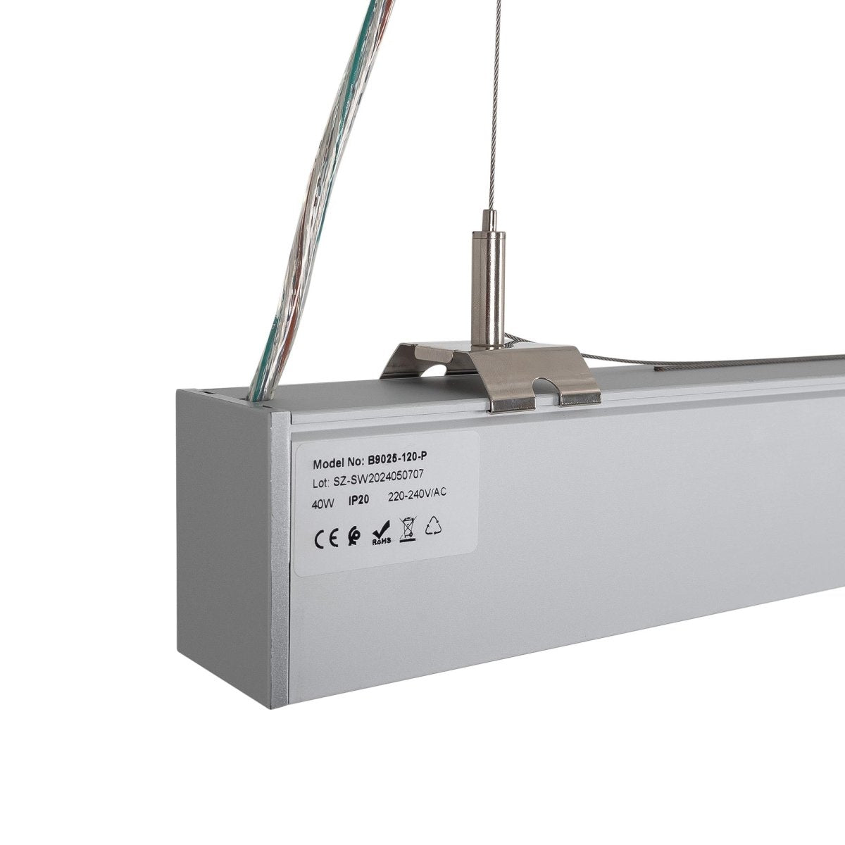 Luminaria lineal LED CCT - 40W - Suspensión / superficie - Potencia ajustable - 120cm (84)
