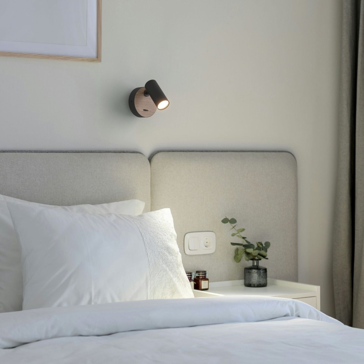 Aplique de pared interior "VILSA" - Orientable - GU10 - Barcelona Led-Decoración