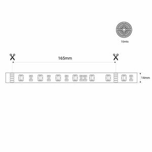 Tira LED solar exterior 40W - 10 metros - IP65 - 2700K (15)
