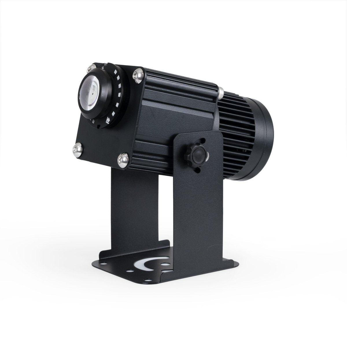 Proyector de logos LED GOBO 100W fijo exterior - 4 cristales - Óptica 18° - IP65 - Barcelona Led-Signage