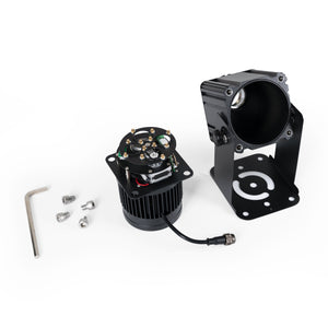 Proyector de logos LED GOBO 100W fijo exterior - 4 cristales - Óptica 18° - IP65 (9)