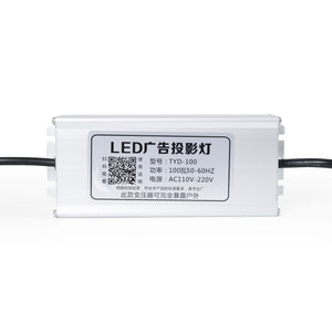 Proyector de logos LED GOBO 100W fijo exterior - 4 cristales - Óptica 18° - IP65 (13)