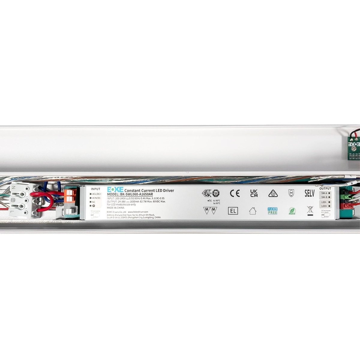 Luminaria lineal LED CCT - 60W - Suspensión / superficie - Potencia ajustable - 180cm (18)