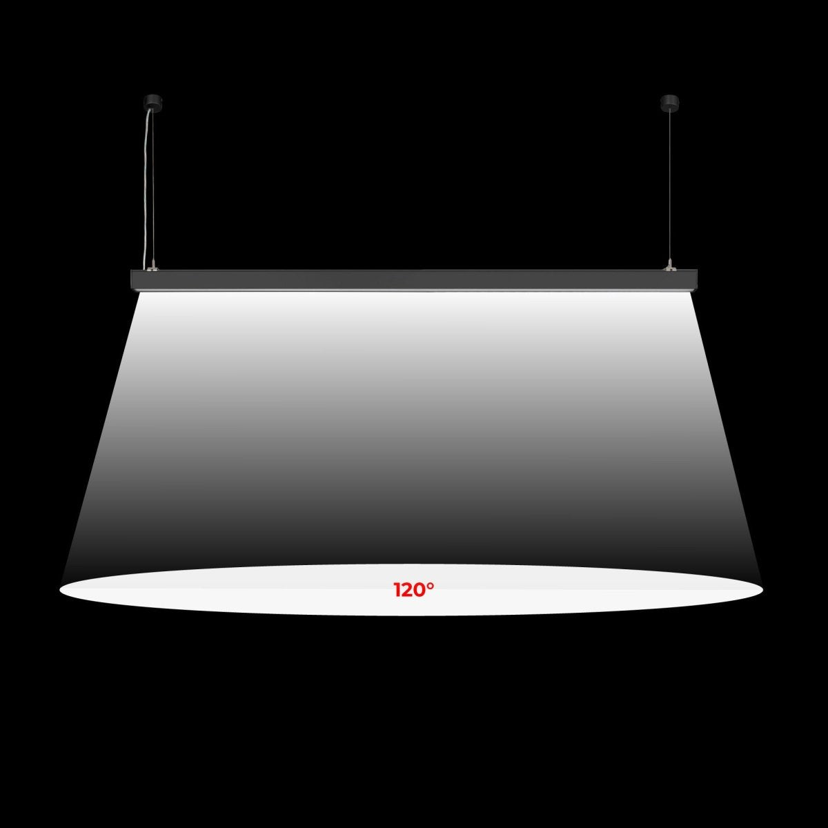 Luminaria lineal LED CCT - 60W - Suspensión / superficie - Potencia ajustable - 180cm (46)
