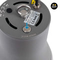 Suspension LED CCT commerciale - (25W / 40W / 60W / 80W) - Diffuseur Aluminium - UGR19 - Driver Lifud 0-10V 3
