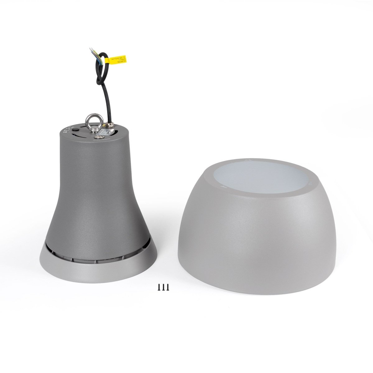 Campana LED comercial CCT -  (25W / 40W /60W / 80W) - Difusor aluminio - UGR19 - Driver Lifud 0-10V - Barcelona Led-