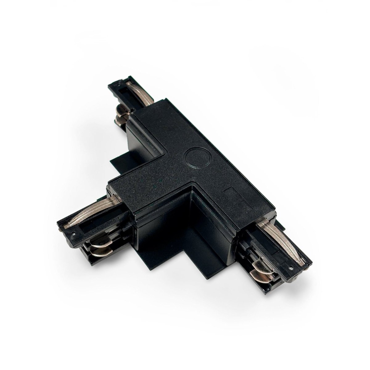 Unión rígida en T para carril trifásico empotrable - IZQUIERDA - Barcelona Led-Accesorios
