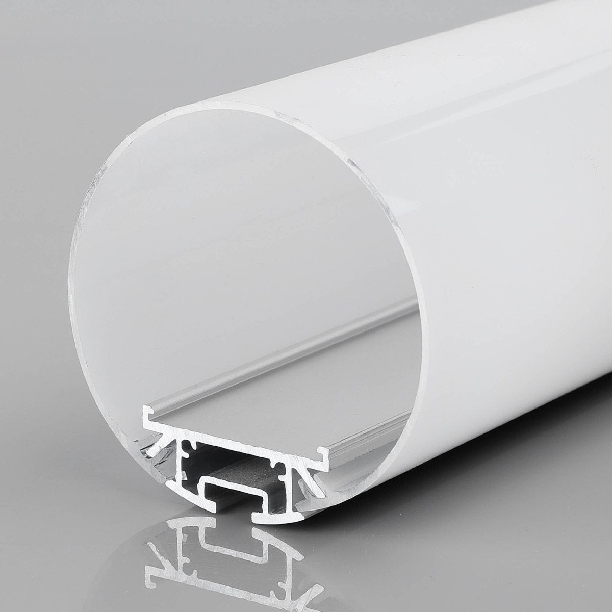 Perfil tira LED cilíndrico de suspensión - ø 60mm - Con difusor - 2 metros - Barcelona Led-