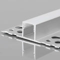 Profilo a scomparsa / trimless per striscia LED - 11x12mm - Con diffusore - 2 metri 2