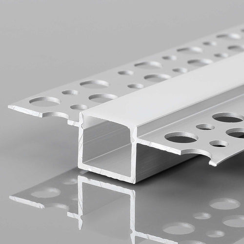 Profil für LED-Streifen - Einbau / Trimless - 9x15mm - Mit Diffusor - 2 Meter