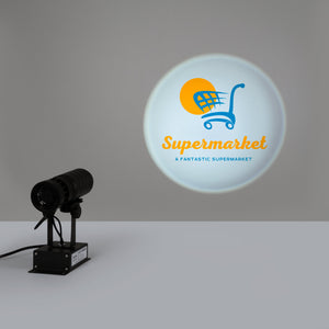 Proyector de logos LED GOBO 35W rotativo interior - Óptica 18° - IP20 (12)