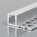 Perfil tira LED integración / trimless - Una aleta - 11x12mm - Con difusor - 2 metros 3